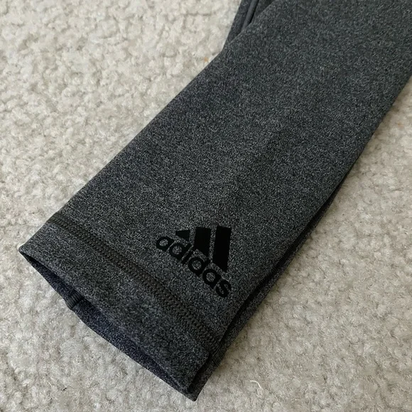 Adidas Compression Women's Leggings Sz Medium - Charcoal Gray - Picture 9 of 10